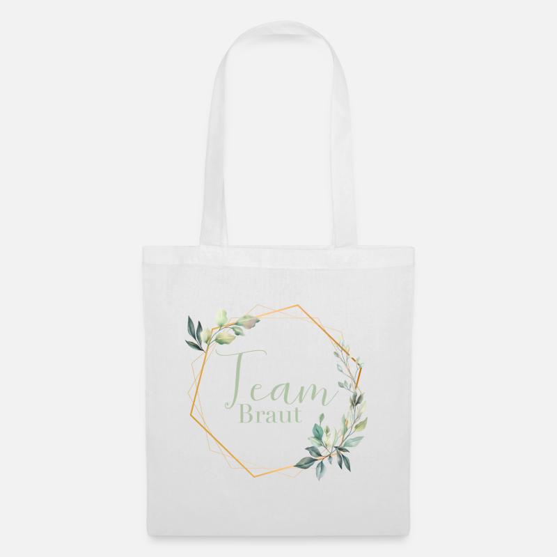 Wonderful Eucalyptus - Team Bride - Tote Bag - white