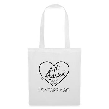 Just Married 15 Years Ago III - Tote Bag - white - Front
