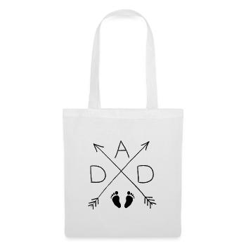 Papa papa Papa Babyf.fess. - Sac en tissu - blanc - Devant