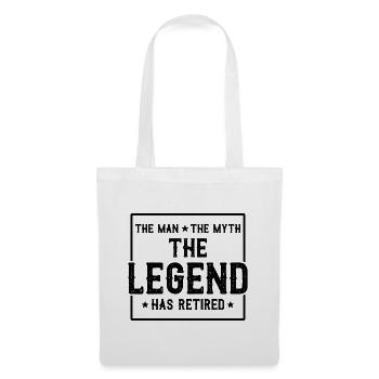 Drôle de cadeau de départ à la retraite - Sac en tissu - blanc - Devant