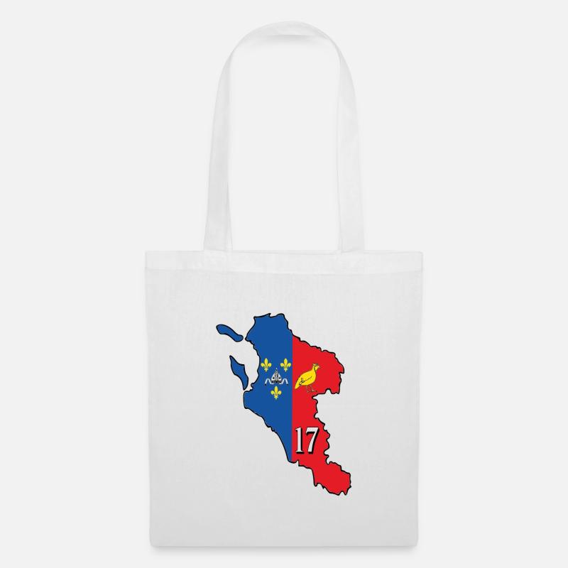 Charente-Maritime - Stoffbeutel - Weiß