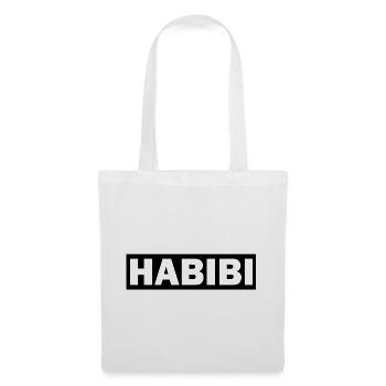 Habibi arabe amoureux Arab Islam Musulman Cadeau - Sac en tissu - blanc - Devant