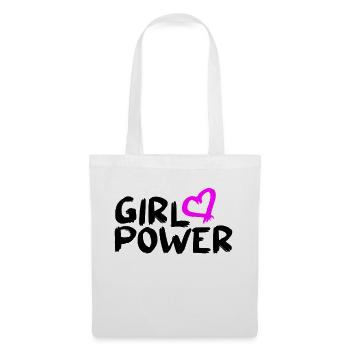 Feminism Feminist Vector Girl Power Design - Tote Bag - white - Front