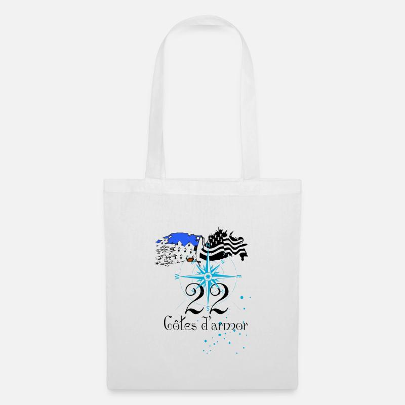 Côtes d'armor - Sac en tissu - blanc