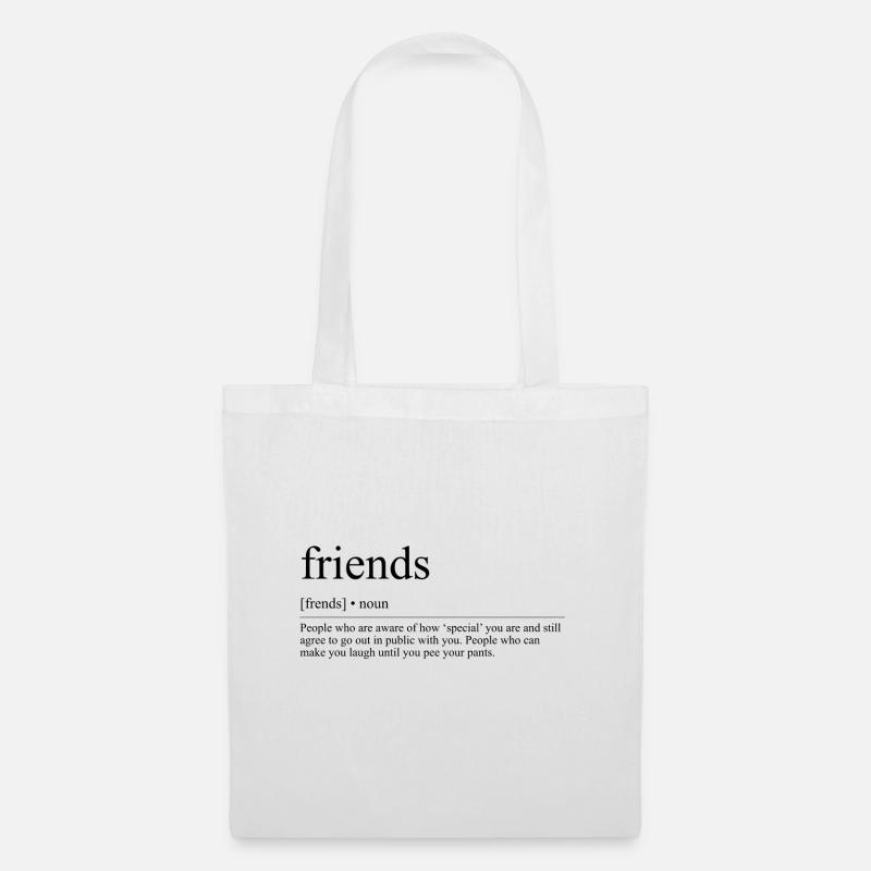 friends - Stoffbeutel - Weiß