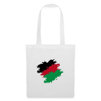 Malawi Farben Flagge Fahne Bürste - Stoffbeutel - Weiß - Vorne