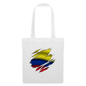 Colombie - Sac en tissu - blanc - Devant