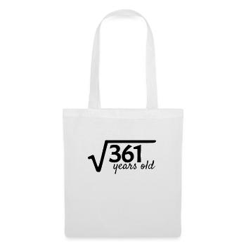 19th birthday - 19 years old root math - Tote Bag - white - Front