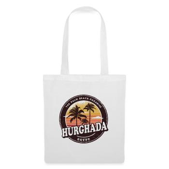 Design de plage vintage Hurghada Egypt - Sac en tissu - blanc - Devant