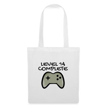 14th Birthday - Gamer 14 - 14 Years Gift - Tote Bag - white - Front