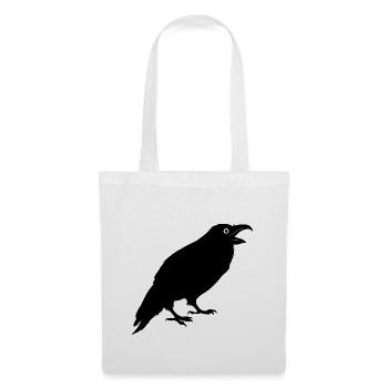 Raven Silhouette - Tote Bag - white - Front