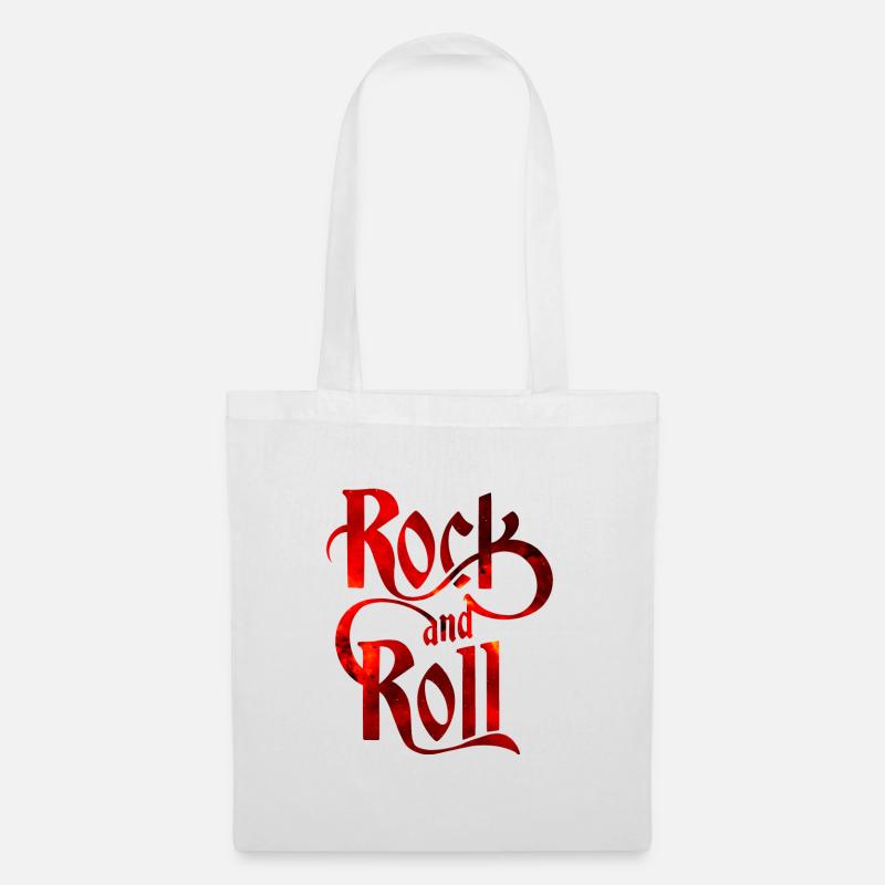Rock 'n' Roll - Stoffbeutel - Weiß