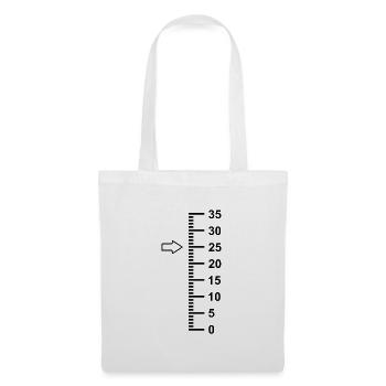 25 ans 25 anniversaire - Sac en tissu - blanc - Devant