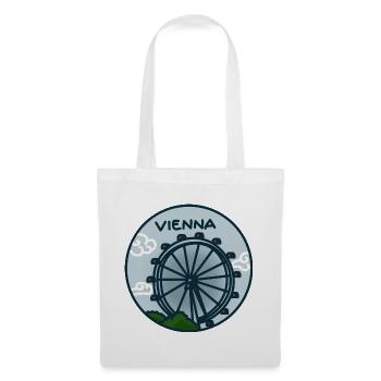 Riesenrad, Prater - Vienna, Austria - Tote Bag - white - Front