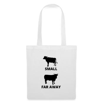 Small Cow Far Away T-Shirt Funny Father Ted Dougal - Tote Bag - white - Front