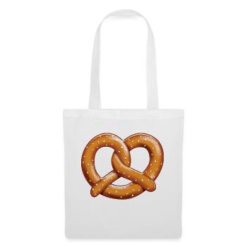 Bretzel - Sac en tissu - blanc - Devant