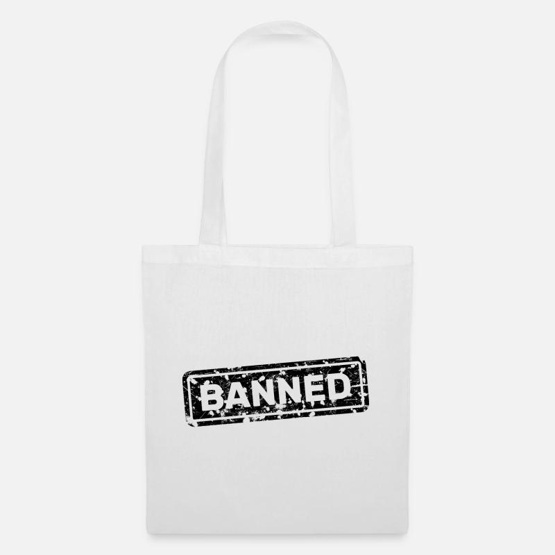 Forbidden, banned, rejected, ostracized - Tote Bag - white
