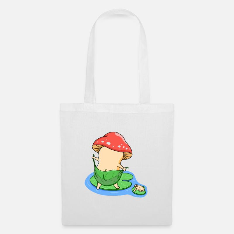 Bath Mushroom - Tote Bag - white
