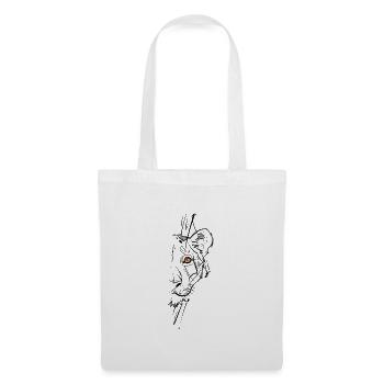 Lioness sketchy - Tote Bag - white - Front