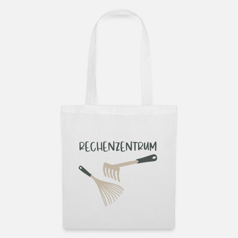 Rechenzentrum Garten Rechen Gärtner Geschenk - Stoffbeutel - Weiß