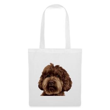Schnoodle Doodle Dog - Stoffbeutel - Weiß - Vorne