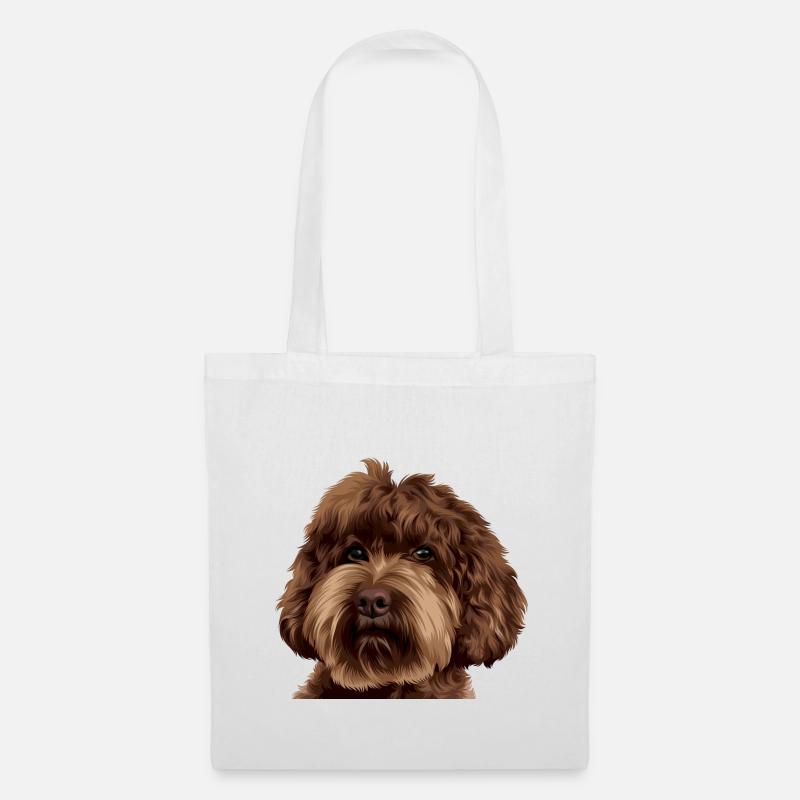 Schnoodle Doodle Dog - Stoffbeutel - Weiß