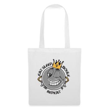 Boules de boules pour bouler et pétanque king boulen - Sac en tissu - blanc - Devant