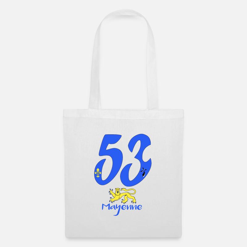 Mayenne - Sac en tissu - blanc