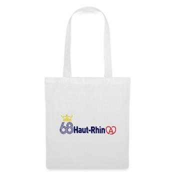 Haut-Rhin - Sac en tissu - blanc - Devant
