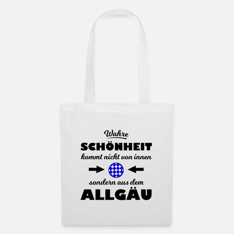 Der Schöne aus dem Allgäu - Stoffbeutel - Weiß