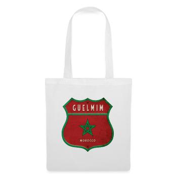 Guelmim Morocco Coat of Arms Flags Design - Tote Bag - white - Front