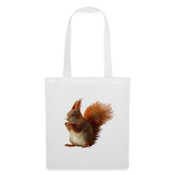 Écureuil - Sac en tissu - blanc - Devant