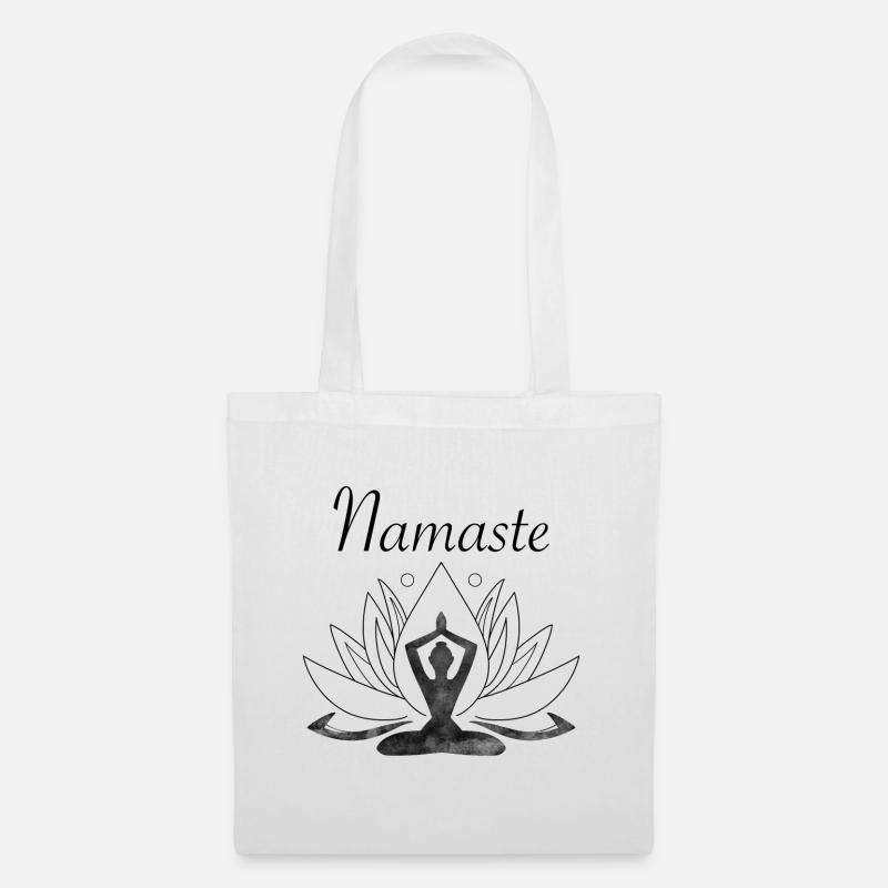 Yoga - Stoffbeutel - Weiß
