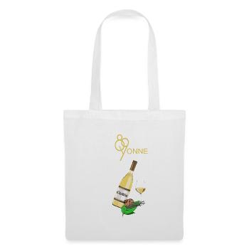 Yonne - Sac en tissu - blanc - Devant