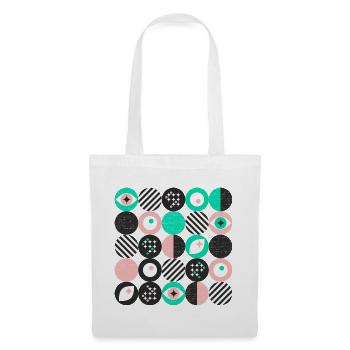 minimalisme audacieux l points l menthe & rose - Sac en tissu - blanc - Devant