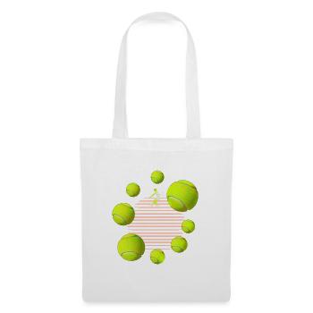 Tennisball - Stoffbeutel - Weiß - Vorne