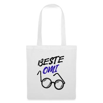 Oma Großmutter Beste Omi Brille Statement - Stoffbeutel - Weiß - Vorne