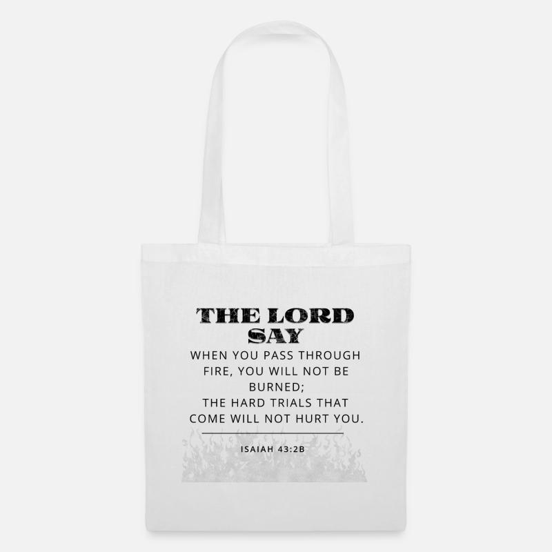 Bible Verse - Tote Bag - white