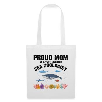 Fière Maman Ichtyologiste Biologiste Marine Océan Mer - Sac en tissu - blanc - Devant