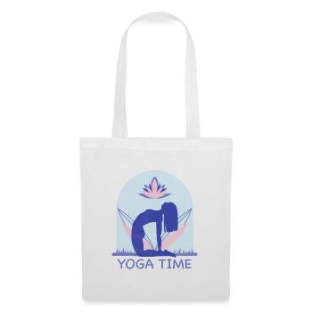 Yoga - Stoffbeutel - Weiß - Vorne