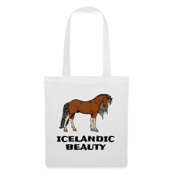 Horse Love Horses Statement Icelandic Horses Icelandic - Tote Bag - white - Front