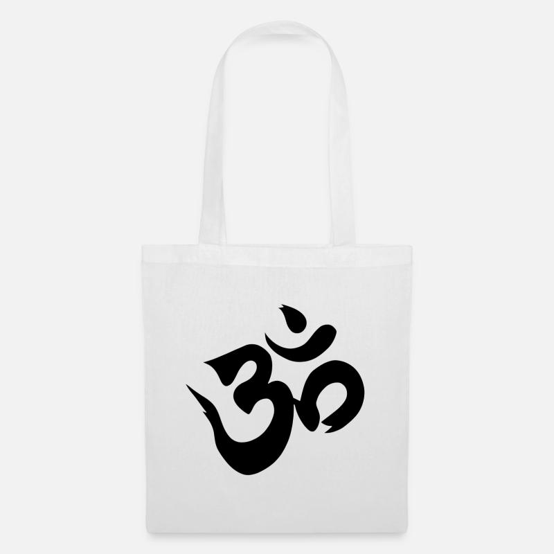 Om - Tote Bag - white
