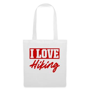 J’adore la randonnée - Sac en tissu - blanc - Devant
