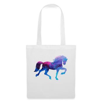 Cool Chevaux Islandais Cheval Amour Chevaux Galop - Sac en tissu - blanc - Devant