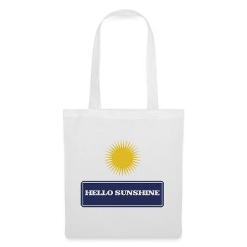 Hello sunshine - Tote Bag - white - Front