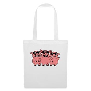 Sunglasses Cool Pigs Team - Tote Bag - white - Front