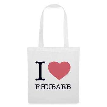 I LOVE RHUBARB Rhabarber - Tote Bag - white - Front