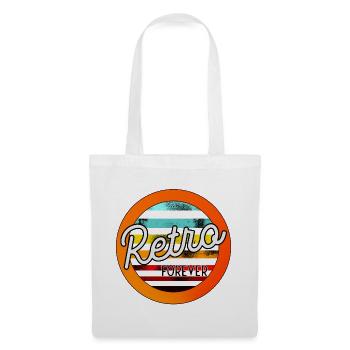 Retro forever - Stoffbeutel - Weiß - Vorne