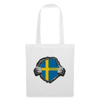Sweden flags design - Tote Bag - white - Front
