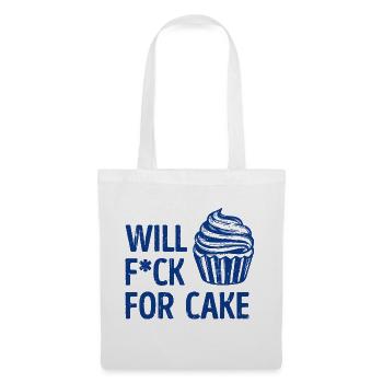 Statement Lecker Cupcake Süßigkeiten Kuchen - Stoffbeutel - Weiß - Vorne